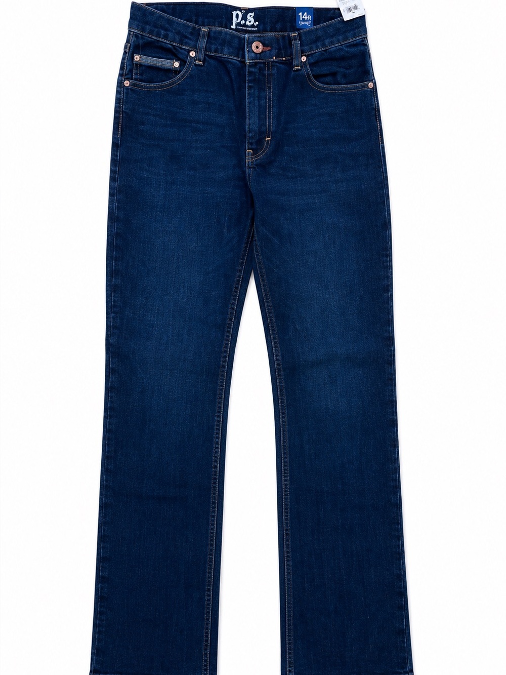 NWT Aeropostale P.S. Girls 14R Straight Leg Dark Wash Jeans